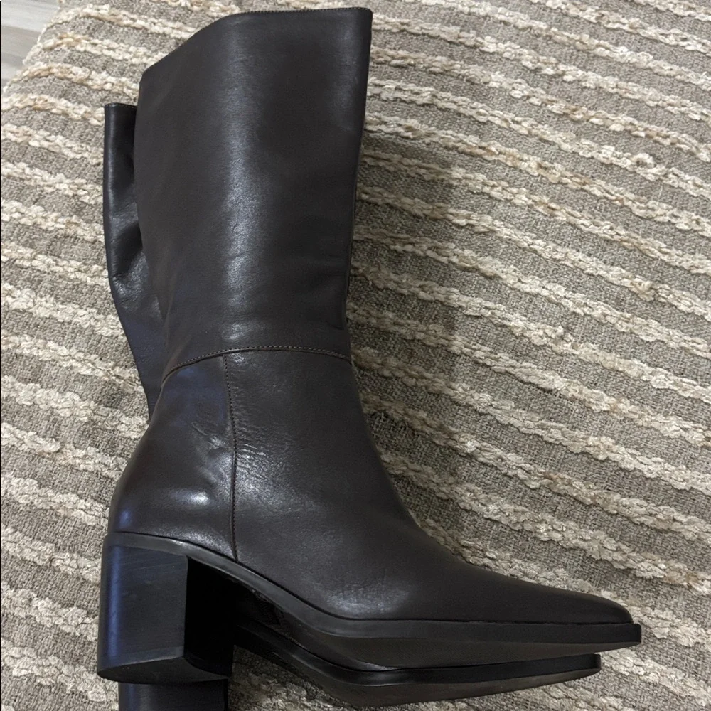 Chinese Laundry Classic Pointed Toe Knee-High Boot - Dark‎ Brown Size 7.5